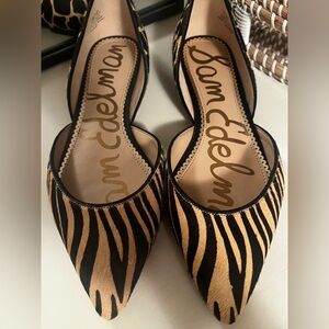 Sam Edelman Rodney calf hair d’orsay flats size 8.5W